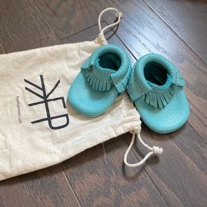 Freshly picked moccasins size 1 Teal